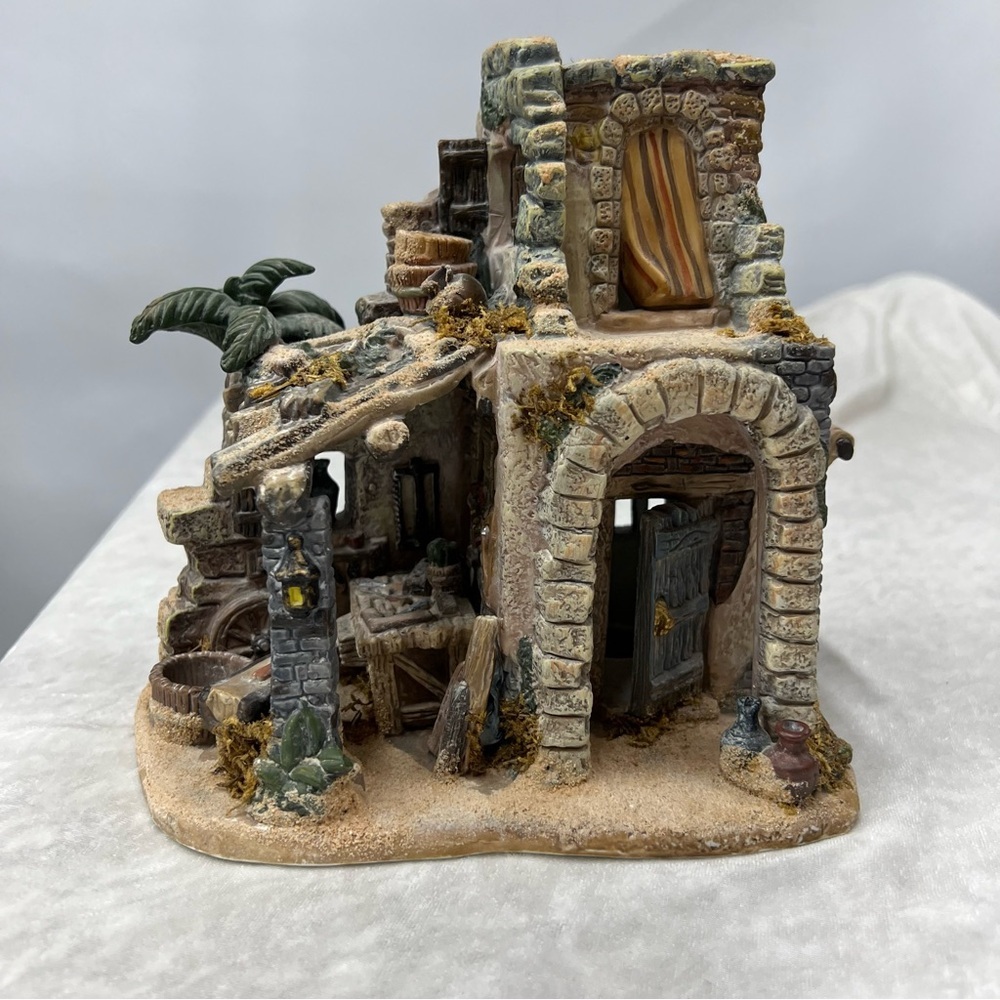 Mercasia holiday Christmas nativity Village building tool work shop